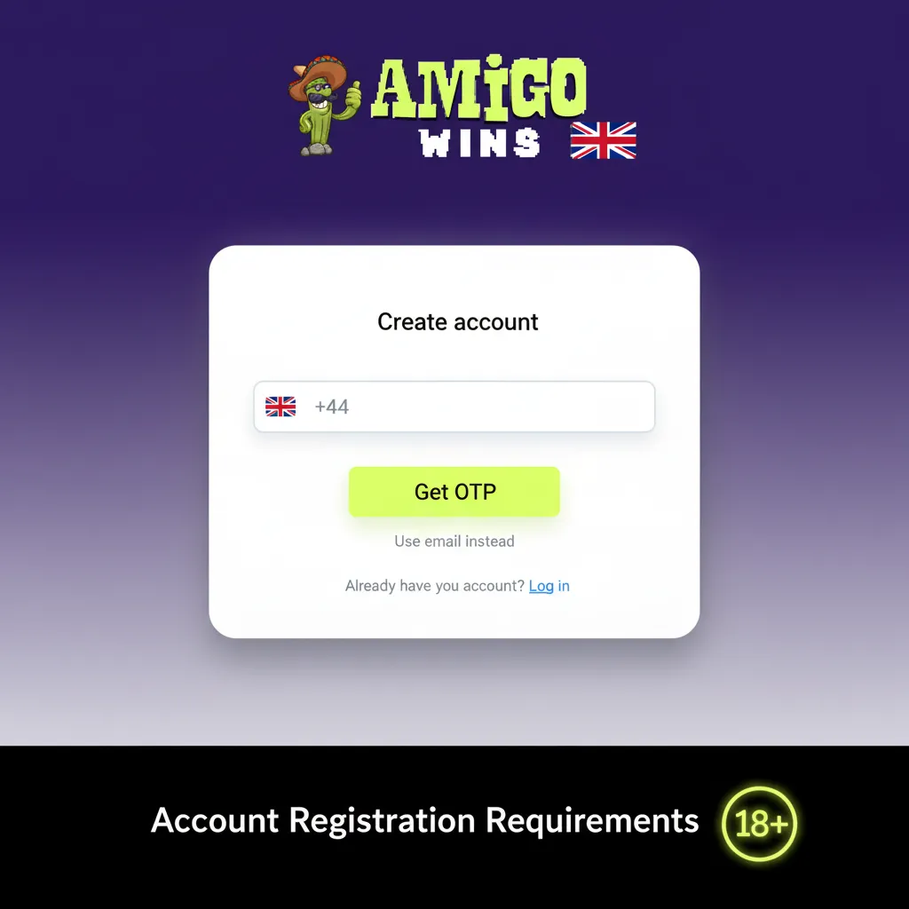 UK gambling account checklist: 18+, in UK, accurate details, one account only, accept terms, pass ID and address checks.