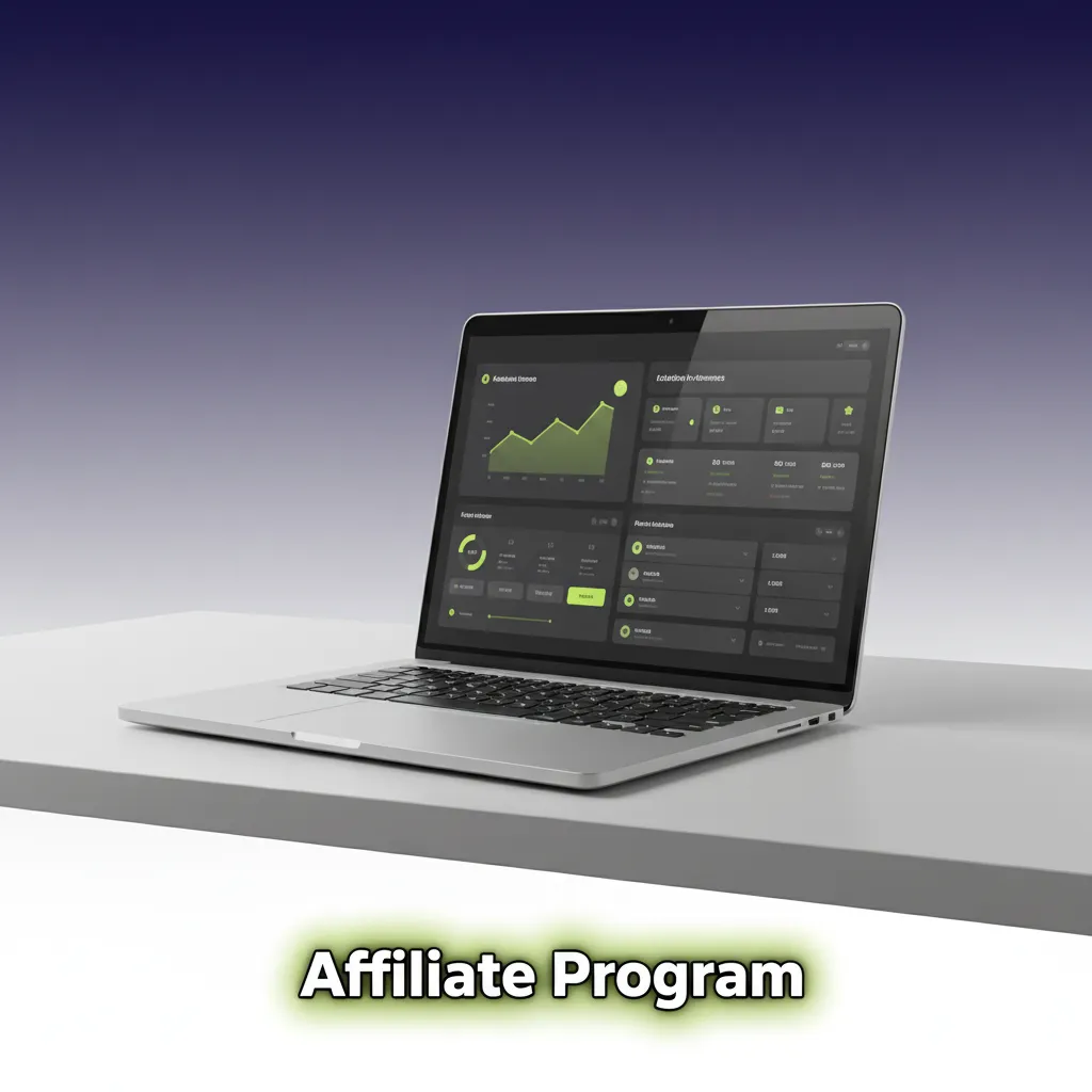 Affiliate program: revenue share, tiered commissions, real-time reporting, UK traffic, monthly payouts.