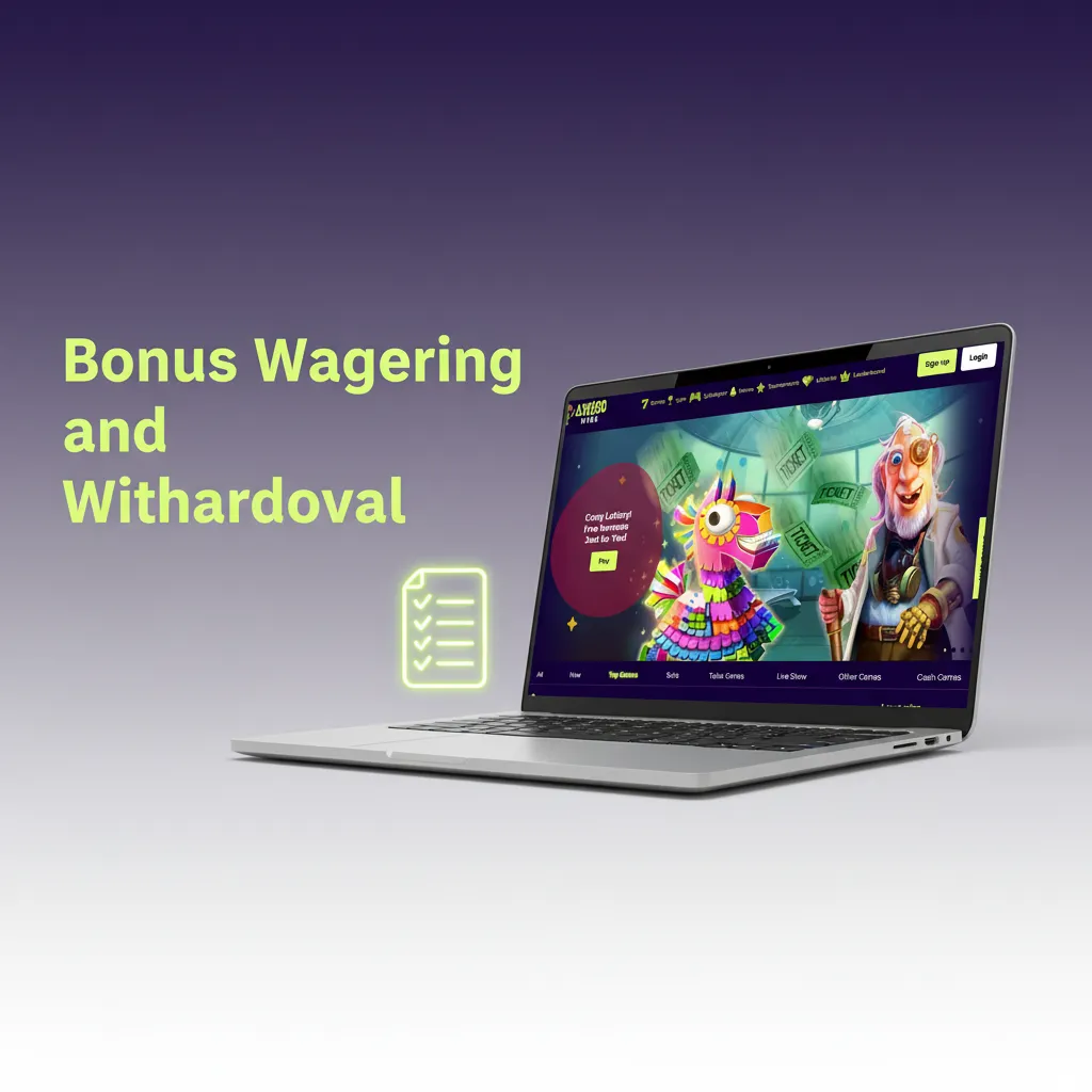 Infographic of cash and bonus balances, x35 wagering, slots weighted, time limits, bonus converting to withdrawable cash