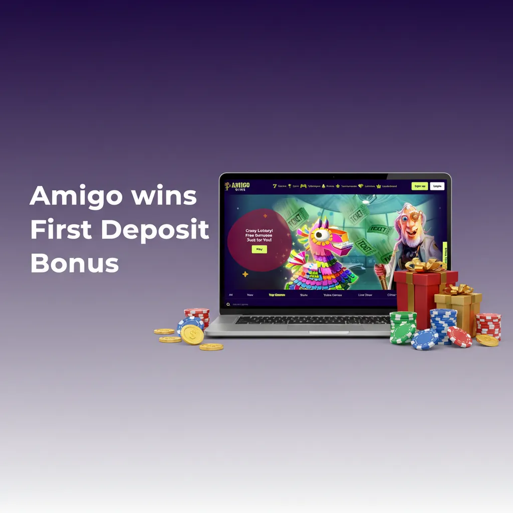Amigo First Deposit Bonus: 100% €30+, 125% €50+, 150% €100+, x35 wagering, 7 days; casino only, opt in at cashier.