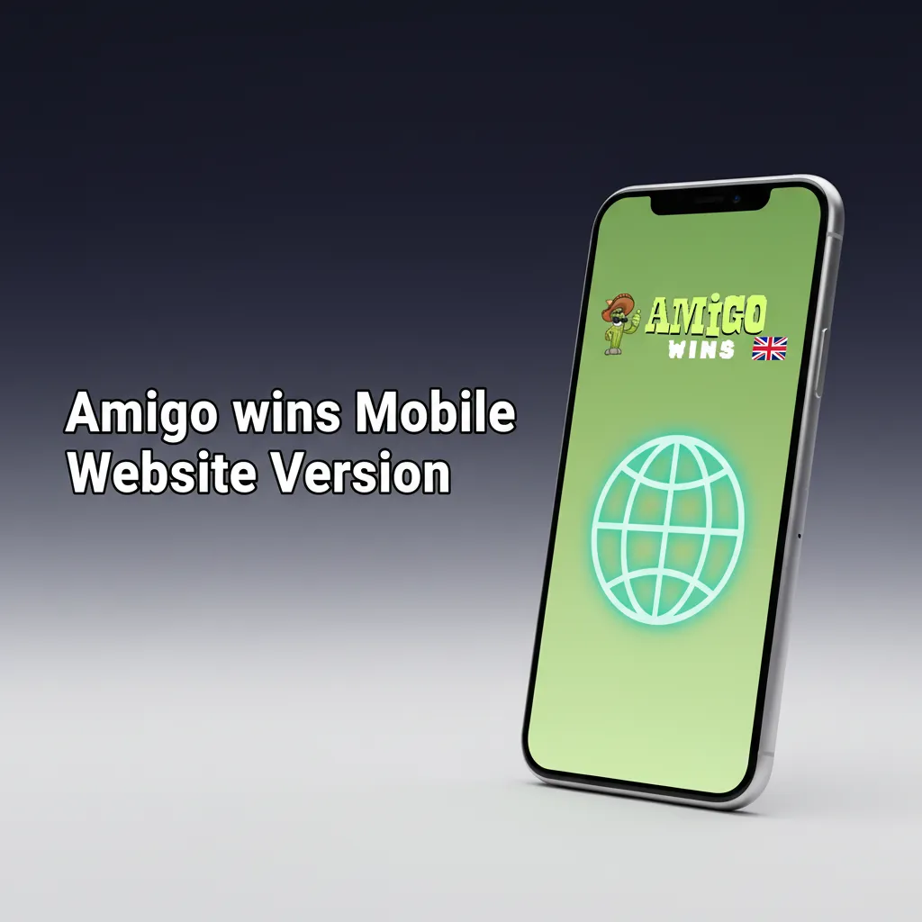 Amigo Wins mobile website on phone and tablet, offering sports betting, slots, live tables, and payments without downloads.
