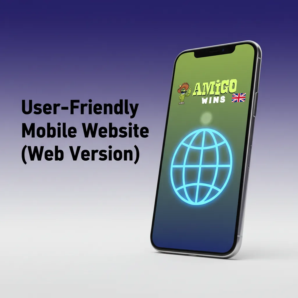 User-friendly mobile web version showing full games, secure payments, and profile tools; one-hand layout; no download.