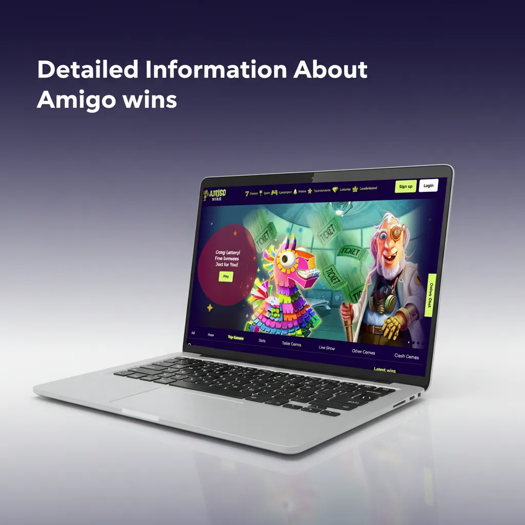 Amigo wins overview with UK sports, in-play markets, secure payments, 2FA, mobile apps, and responsible gaming policies.