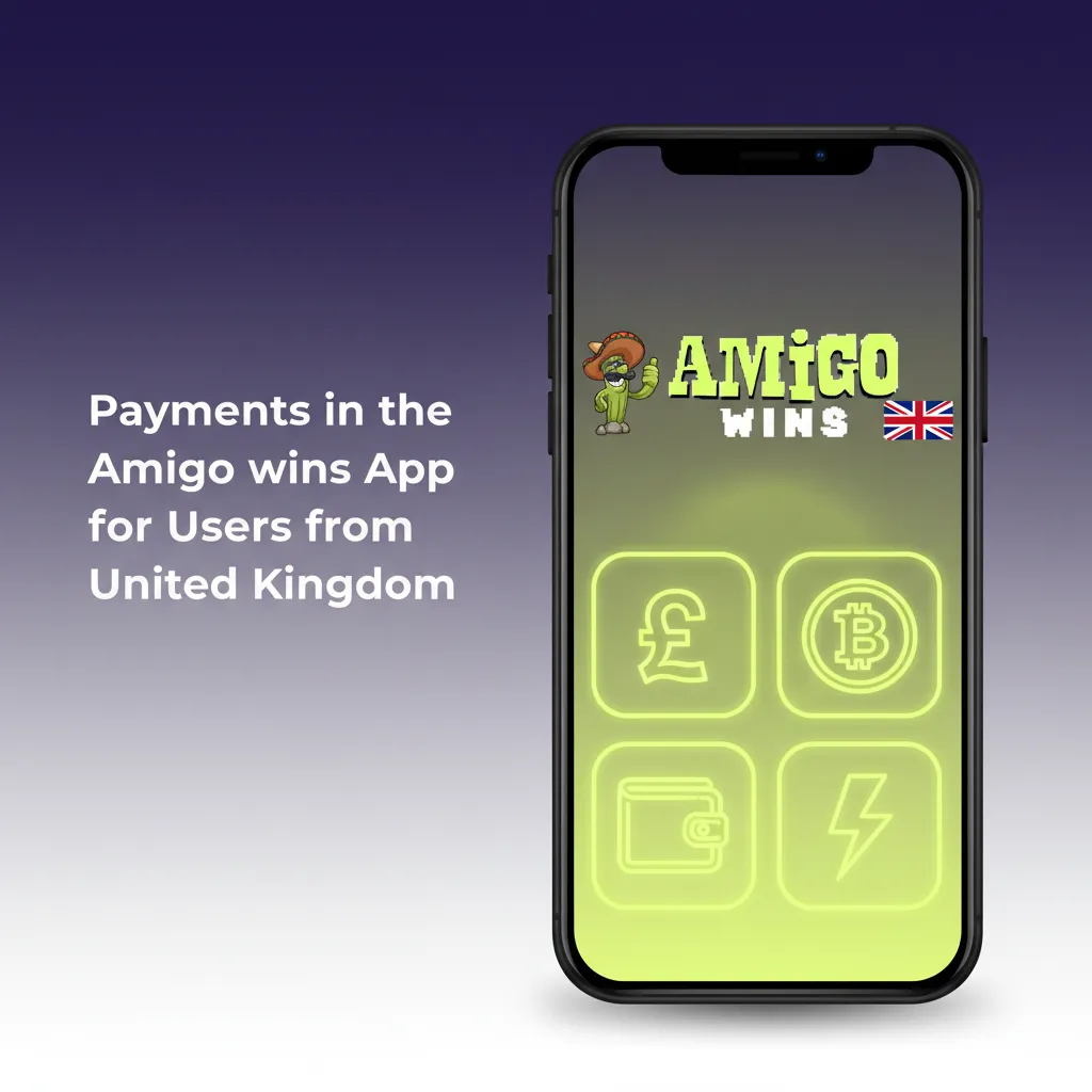 Amigo Wins UK payments: deposit/withdraw via Visa, Mastercard, USDT (ERC20). €10/£10 min dep, €20/£20 min wd. Fast payouts.