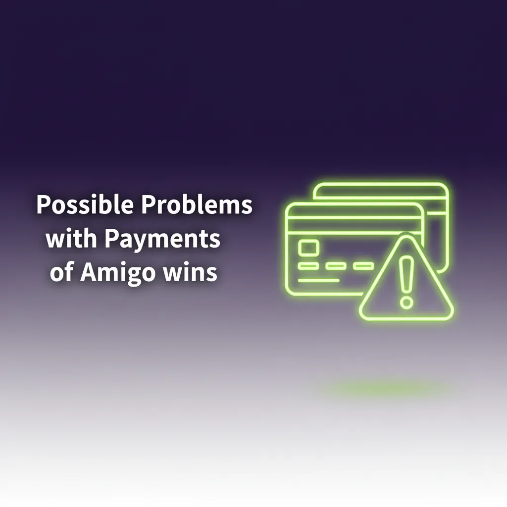 List of common Amigo wins payment issues: bank blocks, 3D Secure fail, pending deposits, verification holds, limits.
