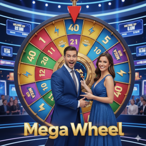 Colourful Mega Wheel Amigo wins wheel show, backed by simple bets and frequent feature hits.