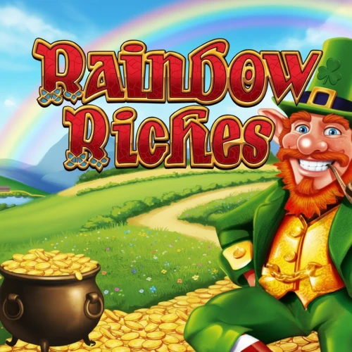 Irish‑themed Rainbow Riches slot delivering simple gameplay and nostalgic appeal to UK players at Amigo wins.